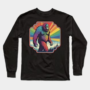 Rainbow Sasquatch Long Sleeve T-Shirt